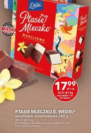 Ptasie Mleczko Waniliowe