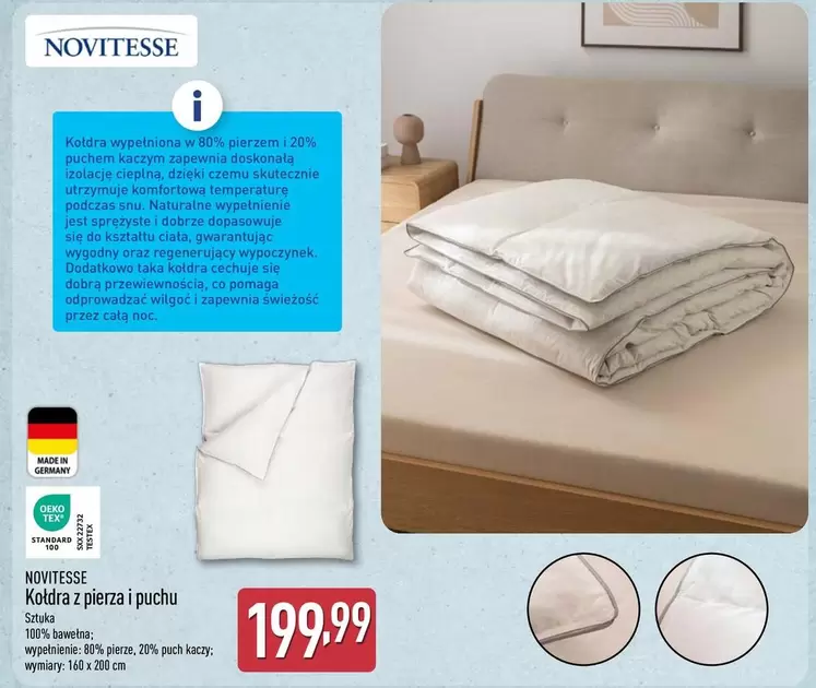 Kotra z pierza i puchu