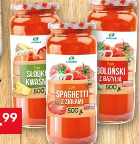 Sos Spaghetti z ziołami, Sos Słodki, Sos Bolonski z bazylią