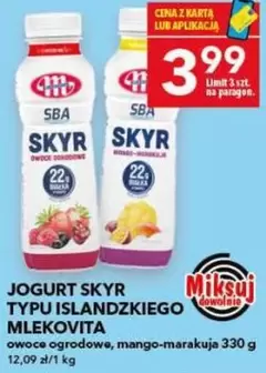 JOGURT SKYR TYPU ISLANDZKIEGO MLEKOVITA