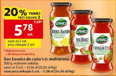 Sos Łowicz do ryżu lub makaronu