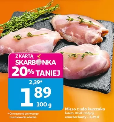 Mięso z uda kurczaka