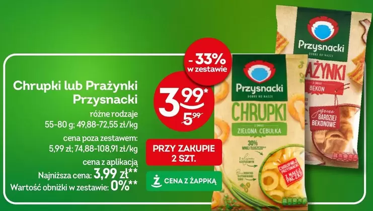 Bar - Chrupki lub Prażynki