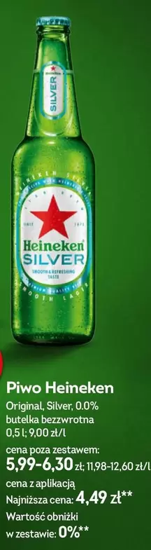 Piwo Heineken Silver 0.0%