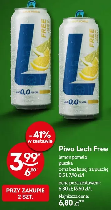 Lech - Piwo Free lemon pomelo