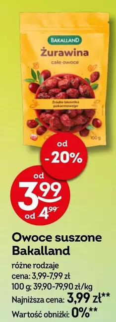 Owoce suszone