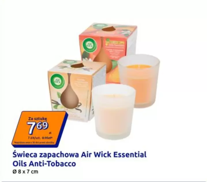 Świeca zapachowa Essential Oils Anti-Tobacco