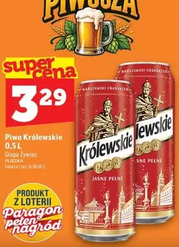 Piwo Królewskie Jasne Pełne