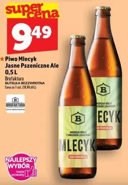 Ale - Piwo Mleczyk Jasne Pszeniczne