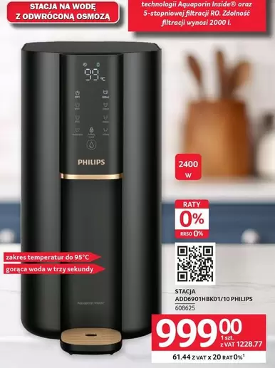 Philips - STACJA NA WODĘ Z ODWRÓCONĄ OSMOZĄ