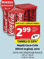Coca Cola - Napój Coca-Cola 330ml orginal, zero