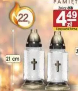PAMIĘĆ ŚWIECA ZNICZ 658