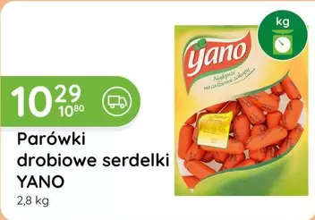 Parówki drobiowe serdelki