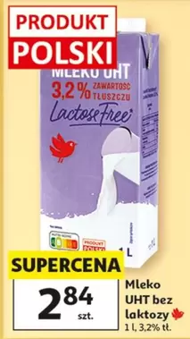 Mleko UHT bez laktozy