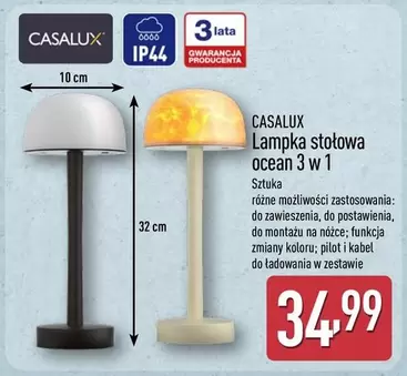 Ocean - Lampka stołowa ocean 3 w 1