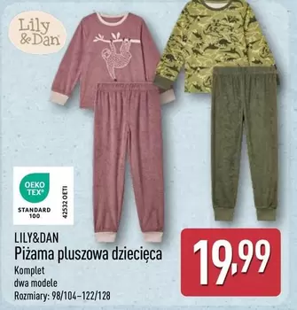 Piżama pluszowa dziecięca