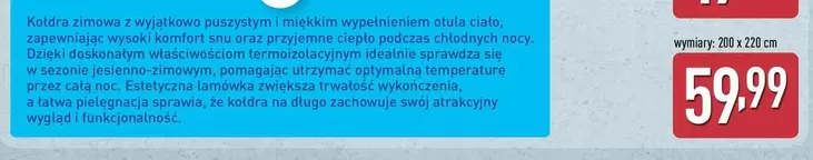 Kołdra zimowa