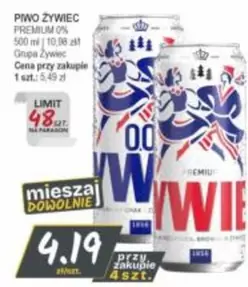 PIWO ŻYWIEC PREMIUM 0%