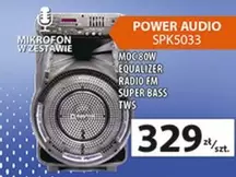 Fm - POWER AUDIO SPK5033