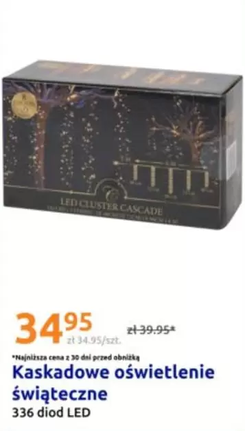 Kaskadowe Oświetlenie świąteczne 336 diod LED