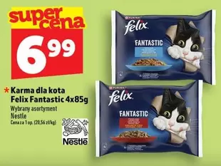 Karma dla kota Felix Fantastic 4x85g