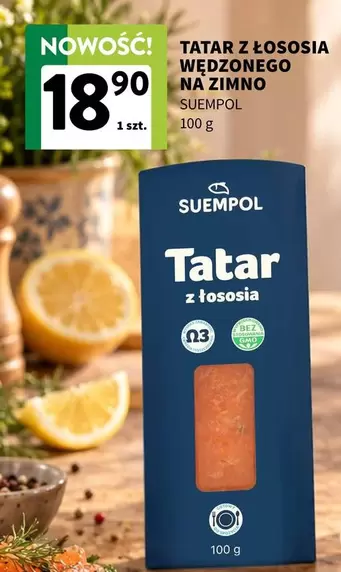 TATAR Z ŁOSOSIA WĘDZONEGO NA ZIMNO