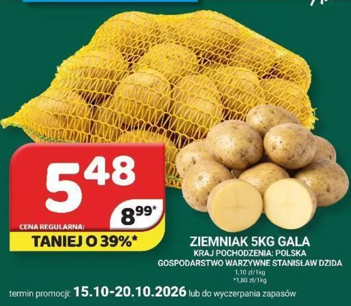 ZIEMNIAK 5KG GALA