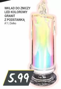Wkład do zniczy LED kolorowy
