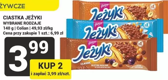 Classic - CIASTKA JEŻYKI WYBRANE RODZAJE