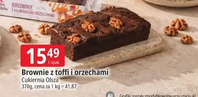 Brownie - z toffi i orzechami