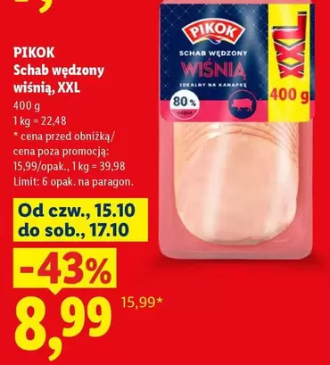 Schab wędzony wiśnia