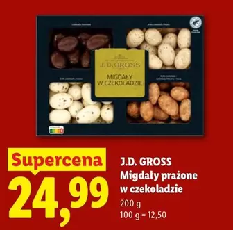 Migdały prażone w czekoladzie