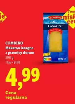 Makaron lasagne z pszenicy durum