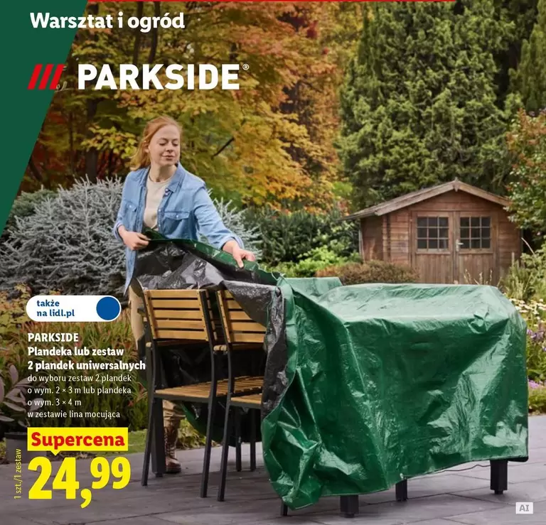 Plandeka lub zestaw 2 plandek uniwersalnych