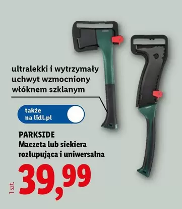 Maczeta lub siekiera rozłupująca uniwersalna