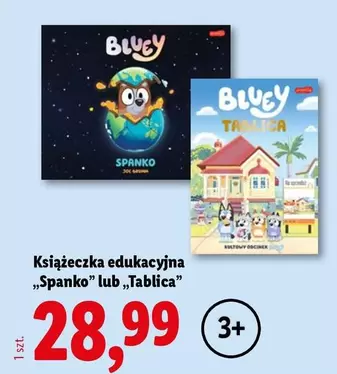Książeczka edukacyjna "Spanko" lub "Tablica"