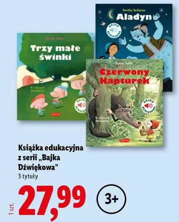 Książka edukacyjna z serii "Bajka Dźwiękowa"
