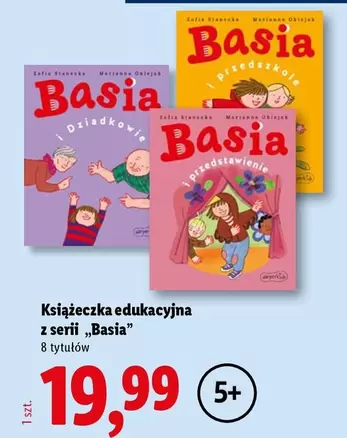 Książeczka edukacyjna z serii "Basia"