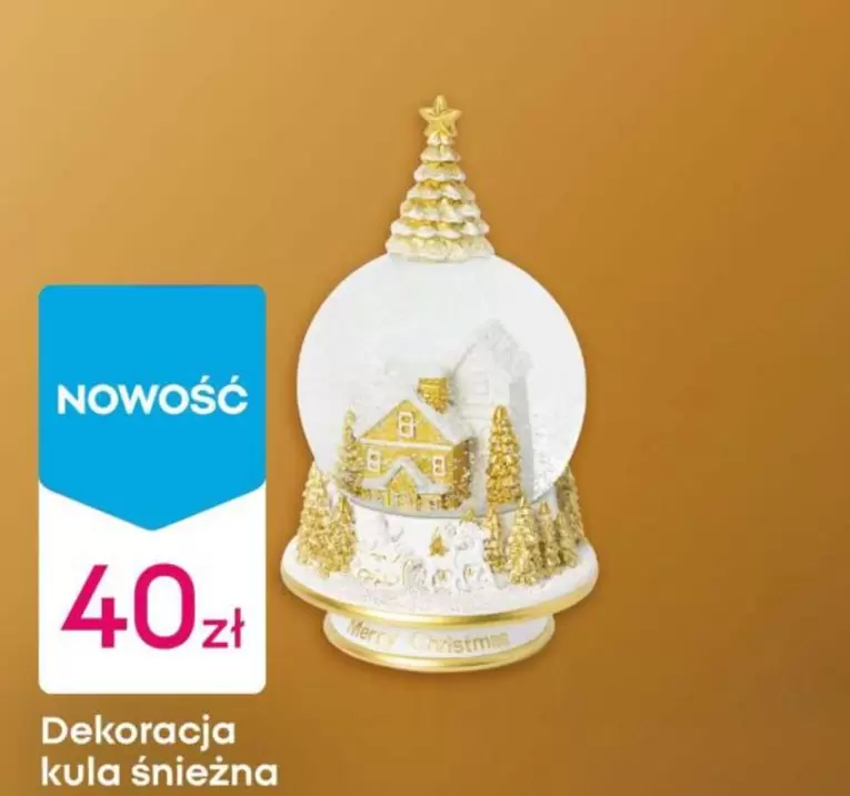 Dekoracja kula śnieżna