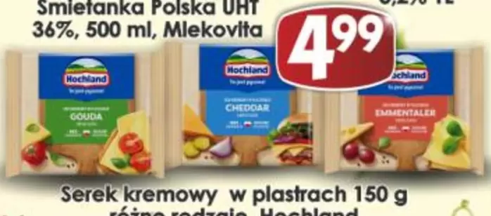 Serek kremowy w plastrach