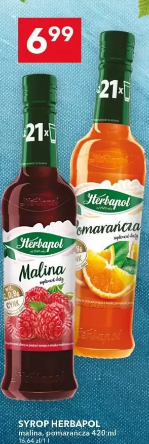 Syrop Malina, Pomarańcza
