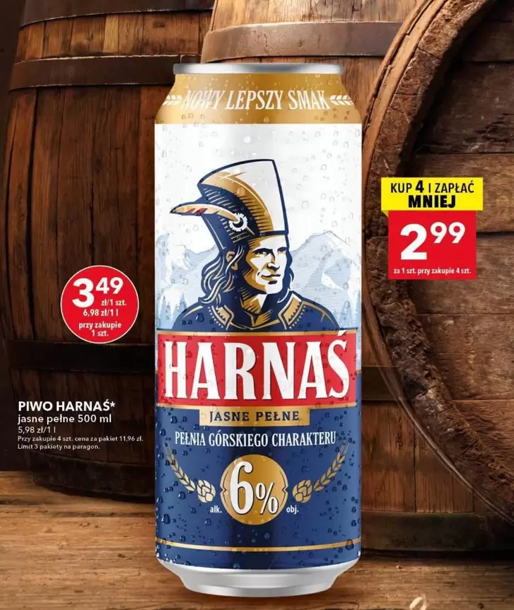 PIWO HARNAS JASNE PEŁNE