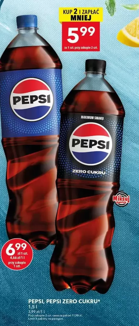 Pepsi - PEPSI, PEPSI ZERO CUKRU