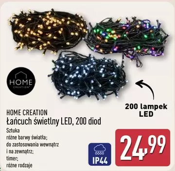 Łańcuch świetlny LED, 200 diod