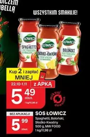 Bella - Sos Łowicz Spaghetti, Boloński, Słodko-Kwaśny