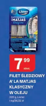 Filet śledziowy a'la matjas klasyczny w oleju