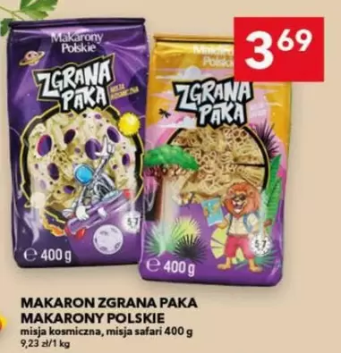 MAKARON ZGRANA PA
MAKARONY POLSKIE