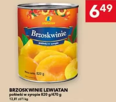 No - Brzoskwini polowki w syropie