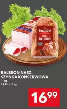 BALERON NASZ, szynka konserwowa