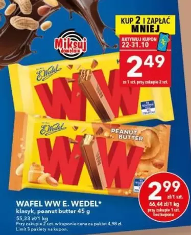 Wafel WW E. WEDEL*